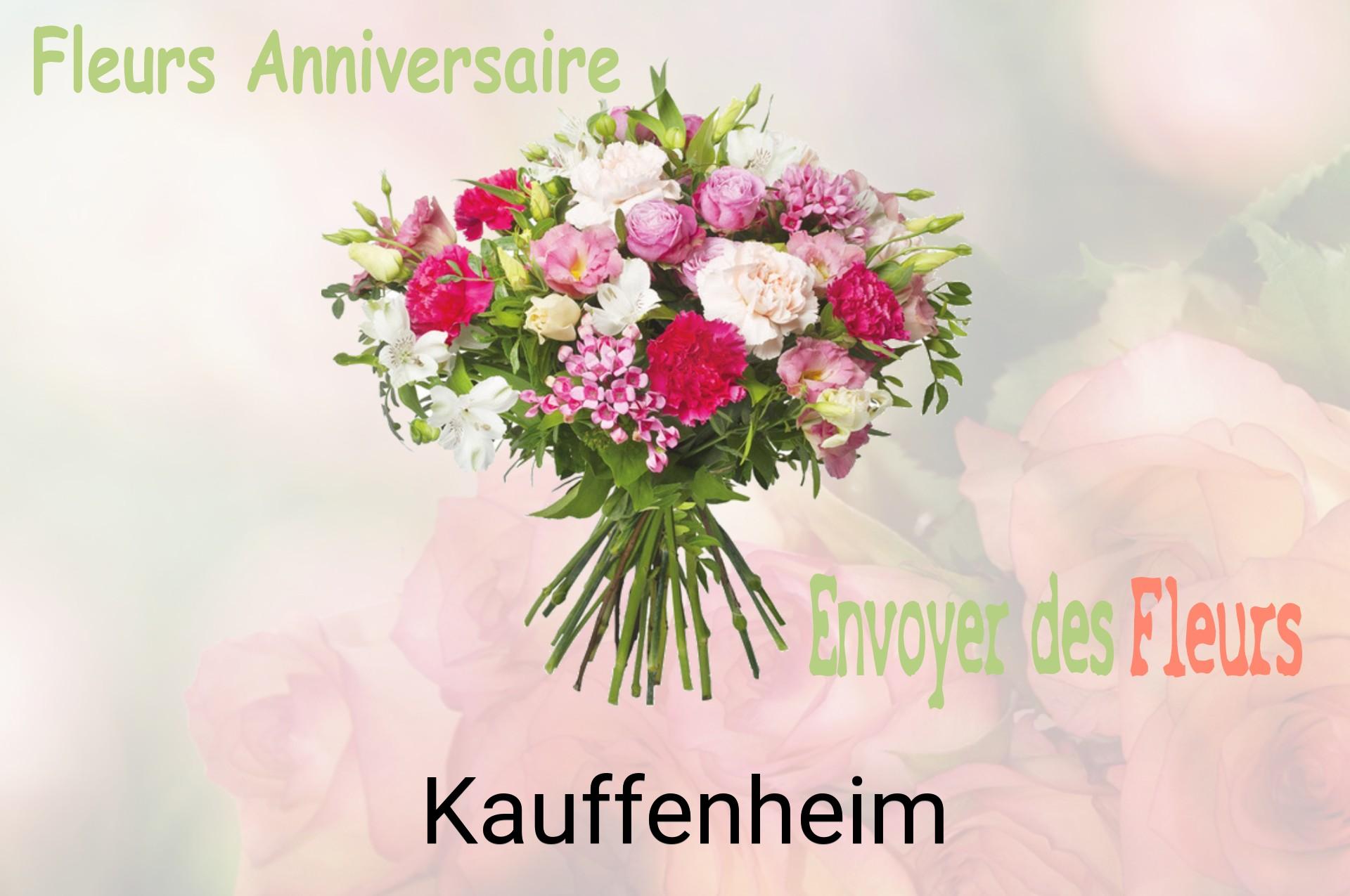 Bouquet de fleurs d’anniversaire livré à Kauffenheim