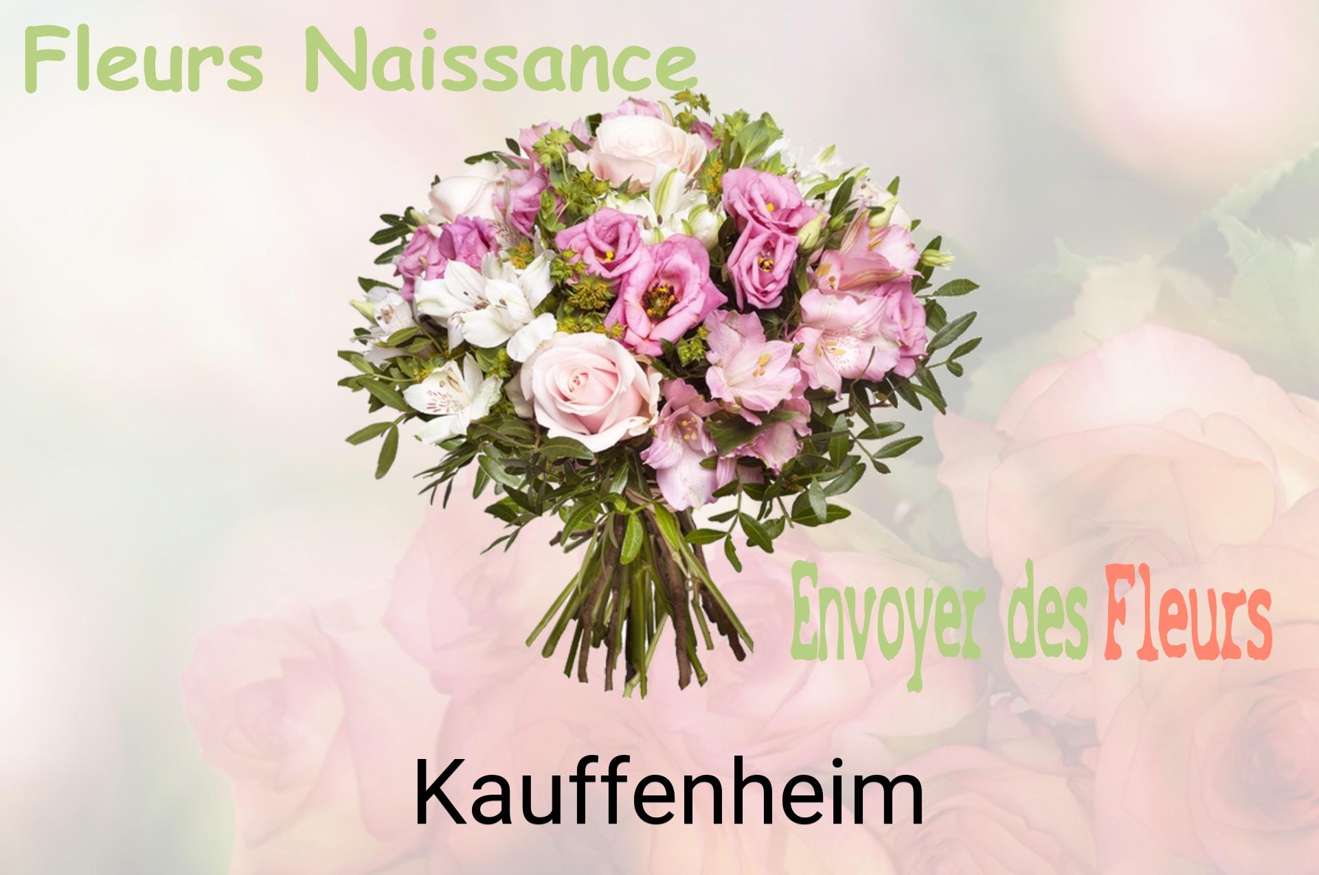 Bouquet de fleurs de naissance livré à Kauffenheim